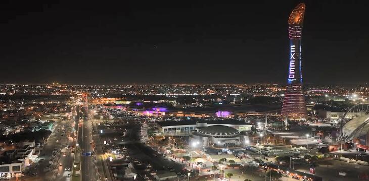 卡塔爾地標廣告