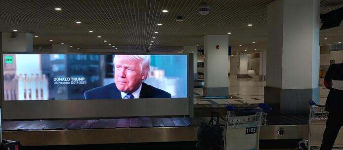 埃塞俄比亞機(jī)場廣告