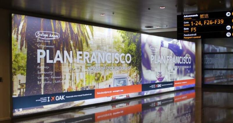 瑞典機場廣告